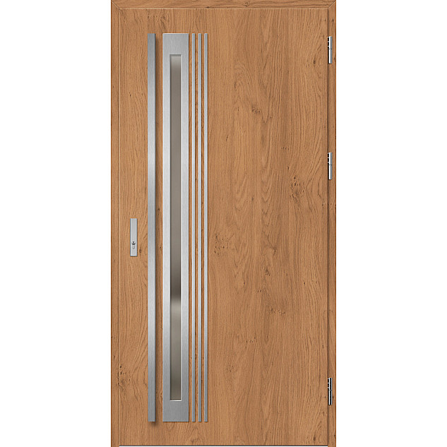 Ocelové vchodové dveře - TREBUR 4 - Winchester, Label Inox Ocelové vchodové dveře ERKADO - TREBUR 4 - Winchester, Label Inox