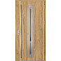 Ocelové vchodové dveře - TREBUR 5 - Dub Natur, Label Inox Ocelové vchodové dveře ERKADO - TREBUR 5 - Dub Natur, Label Inox