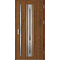 Ocelové vchodové dveře - TREBUR 5 - Ořech, Label Inox Ocelové vchodové dveře ERKADO - TREBUR 5 - Ořech, Label Inox