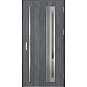 Ocelové vchodové dveře - TREBUR 6 - Dub Antracit, Label Inox Ocelové vchodové dveře ERKADO - TREBUR 6 - Dub Antracit, Label Inox