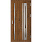 Ocelové vchodové dveře - TREBUR 6 - Ořech, Label Inox Ocelové vchodové dveře ERKADO - TREBUR 6 - Ořech, Label Inox
