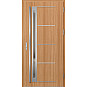 Ocelové vchodové dveře - TREBUR 7 - Borovice horská, Label Inox Ocelové vchodové dveře ERKADO - TREBUR 7 - Borovice horská, Label Inox