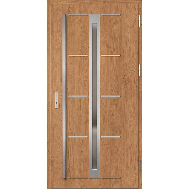 Ocelové vchodové dveře ERKADO - TREBUR 8 - Winchester, Label Inox