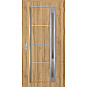 Ocelové vchodové dveře - TREBUR 9 - Dub Natur, Label Inox Ocelové vchodové dveře ERKADO - TREBUR 9 - Dub Natur, Label Inox
