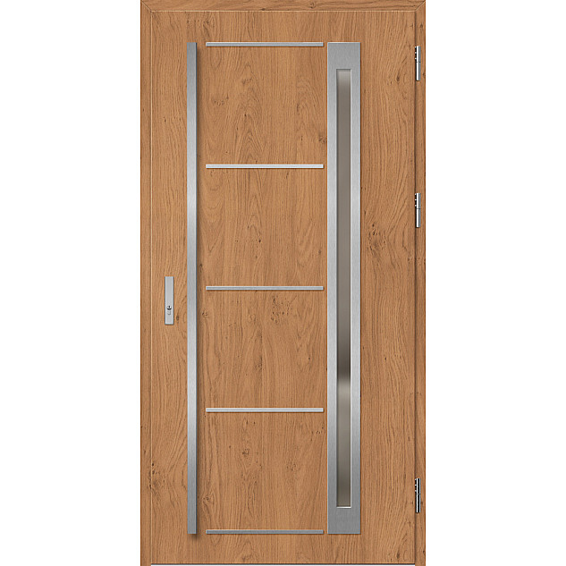 Ocelové vchodové dveře - TREBUR 9 - Winchester, Label Inox Ocelové vchodové dveře ERKADO - TREBUR 9 - Winchester, Label Inox