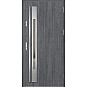 Ocelové vchodové dveře - WELS 1 - Dub Antracit, Label Inox Ocelové vchodové dveře ERKADO - WELS 1 - Dub Antracit, Label Inox