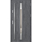 Ocelové vchodové dveře - WELS 2 - Dub Antracit, Label Inox Ocelové vchodové dveře ERKADO - WELS 2 - Dub Antracit, Label Inox