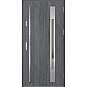 Ocelové vchodové dveře - WELS 3 - Dub Antracit, Label Inox Ocelové vchodové dveře ERKADO - WELS 3 - Dub Antracit, Label Inox