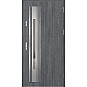 Ocelové vchodové dveře - WELS 4 - Dub Antracit, Label Inox Ocelové vchodové dveře ERKADO - WELS 4 - Dub Antracit, Label Inox