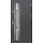 Ocelové vchodové dveře - WELS 4 - Hladký Antracit, Label Inox Ocelové vchodové dveře ERKADO - WELS 4 - Hladký Antracit, Label Inox