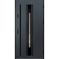 Ocelové vchodové dveře - WELS 5 - Antracit Struktura, Label Black Ocelové vchodové dveře ERKADO - WELS 5 - Antracit Struktura, Label Black