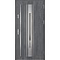 Ocelové vchodové dveře - WELS 5 - Dub Antracit, Label Inox Ocelové vchodové dveře ERKADO - WELS 5 - Dub Antracit, Label Inox