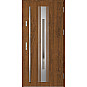 Ocelové vchodové dveře - WELS 5 - Ořech, Label Inox Ocelové vchodové dveře ERKADO - WELS 5 - Ořech, Label Inox