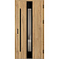 Ocelové vchodové dveře - WIENER 1 - Dub Natur, Label Diamound Glass Ocelové vchodové dveře ERKADO - WIENER 1 - Dub Natur, Label Diamound Glass
