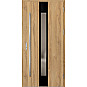 Ocelové vchodové dveře - WIENER 1 - Dub Natur, Label Diamound Glass Ocelové vchodové dveře ERKADO - WIENER 1 - Dub Natur, Label Diamound Glass