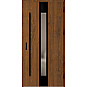 Ocelové vchodové dveře - WIENER 1 - Ořech, Label Diamound Glass Ocelové vchodové dveře ERKADO - WIENER 1 - Ořech, Label Diamound Glass