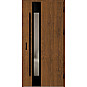Ocelové vchodové dveře - WIENER 2 - Ořech, Label Diamound Glass Ocelové vchodové dveře ERKADO - WIENER 2 - Ořech, Label Diamound Glass