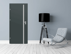 Interiérové dveře BALDUR 1 - Antracyt CPL 0,2