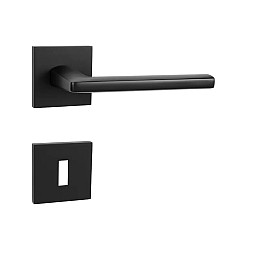 Klika PRIMA-HR (Černá mat) - úzká rozeta 6 mm