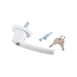 Hliníková bezpečnostní klika uzamykatelná klíčem Hliníková bezpečnostní klika uzamykatelná klíčem