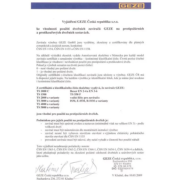 Lištový samozavírač do 80 kg GEZE TS 3000 - Stříbrný Lištový samozavírač do 80 kg GEZE TS 3000 - Stříbrný