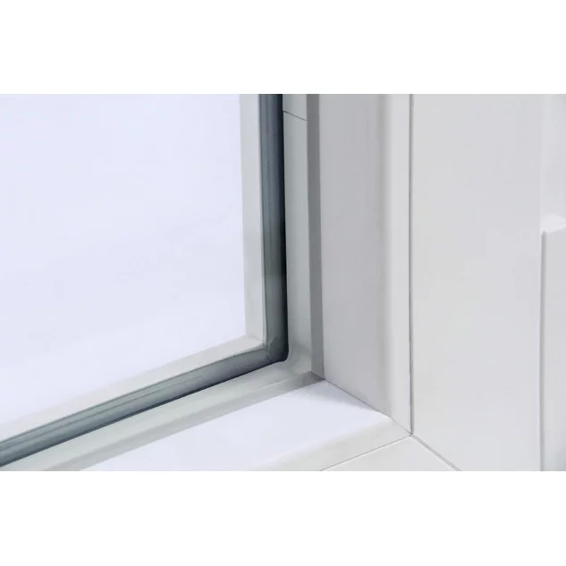 Dvoukřídlé - Plastové okno | 130x130 cm (1300x1300 mm) | Bílé | Teplý meziskelní rámeček