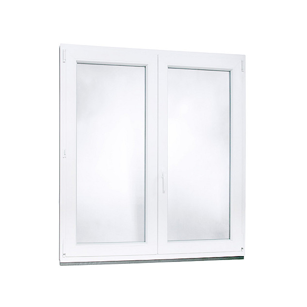 Dvoukřídlé - Plastové okno | 125 x 130 cm (1250 x 1300 mm) | Bílé Dvoukřídlé - Plastové okno | 125 x 130 cm (1250 x 1300 mm) | Bílé