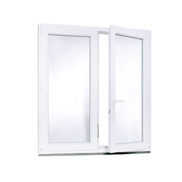 Dvoukřídlé - Plastové okno | 125 x 130 cm (1250 x 1300 mm) | Bílé Dvoukřídlé - Plastové okno | 125 x 130 cm (1250 x 1300 mm) | Bílé