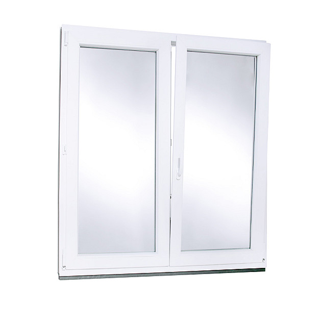 Dvoukřídlé - Plastové okno | 125 x 130 cm (1250 x 1300 mm) | Bílé Dvoukřídlé - Plastové okno | 125 x 130 cm (1250 x 1300 mm) | Bílé