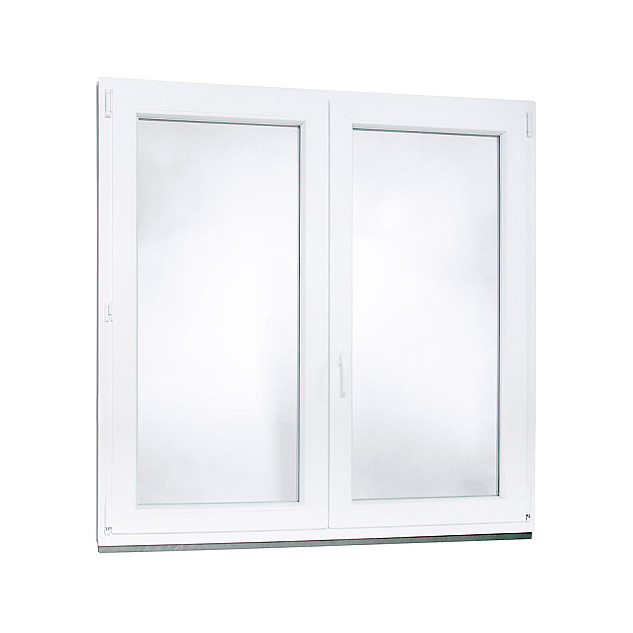 Dvoukřídlé - Plastové okno | 135x135 cm (1350x1350 mm) | Bílé | Teplý meziskelní rámeček Dvoukřídlé - Plastové okno | 135x135 cm (1350x1350 mm) | Bílé | Teplý meziskelní rámeček