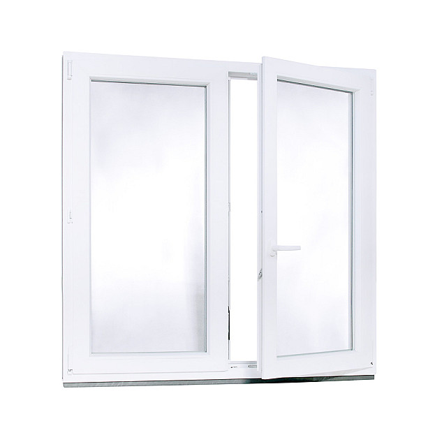 Dvoukřídlé - Plastové okno | 135x135 cm (1350x1350 mm) | Bílé | Teplý meziskelní rámeček Dvoukřídlé - Plastové okno | 135x135 cm (1350x1350 mm) | Bílé | Teplý meziskelní rámeček