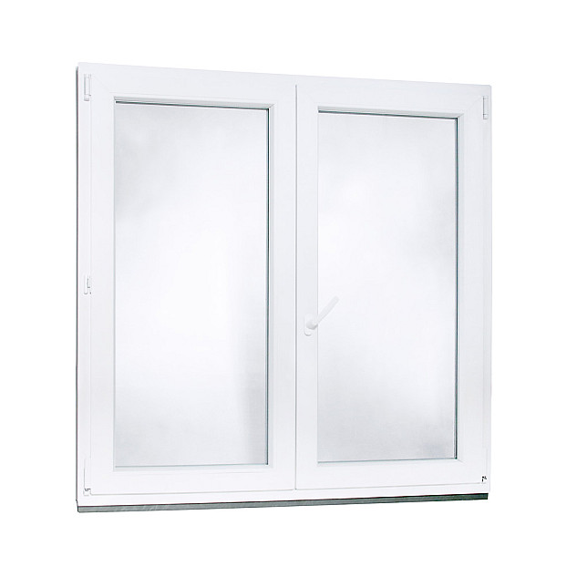 Dvoukřídlé - Plastové okno | 135x135 cm (1350x1350 mm) | Bílé | Teplý meziskelní rámeček Dvoukřídlé - Plastové okno | 135x135 cm (1350x1350 mm) | Bílé | Teplý meziskelní rámeček