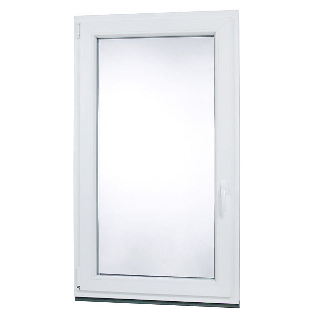 Jednokřídlé Plastové okno | 80x130 cm (800x1300 mm) | Levé | Bílé Jednokřídlé Plastové okno | 80x130 cm (800x1300 mm) | Levé | Bílé