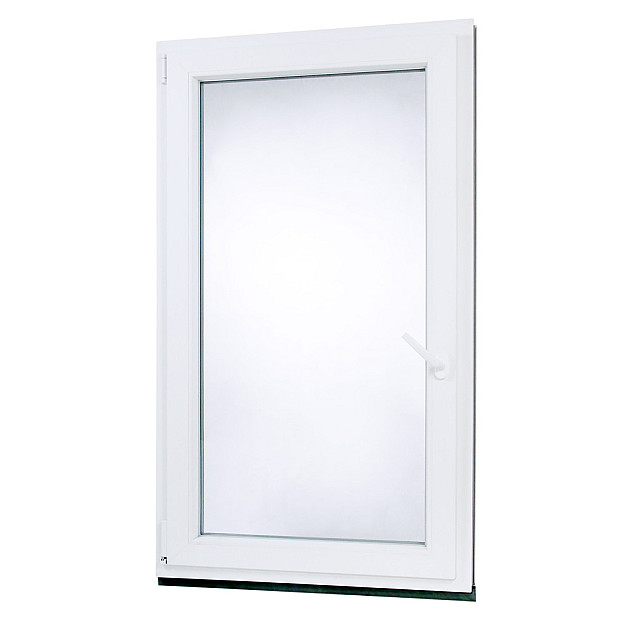 Jednokřídlé Plastové okno | 80x130 cm (800x1300 mm) | Levé | Bílé Jednokřídlé Plastové okno | 80x130 cm (800x1300 mm) | Levé | Bílé