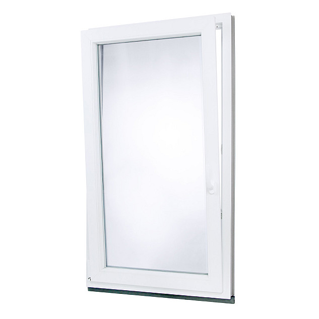 Jednokřídlé Plastové okno | 80x130 cm (800x1300 mm) | Levé | Bílé Jednokřídlé Plastové okno | 80x130 cm (800x1300 mm) | Levé | Bílé