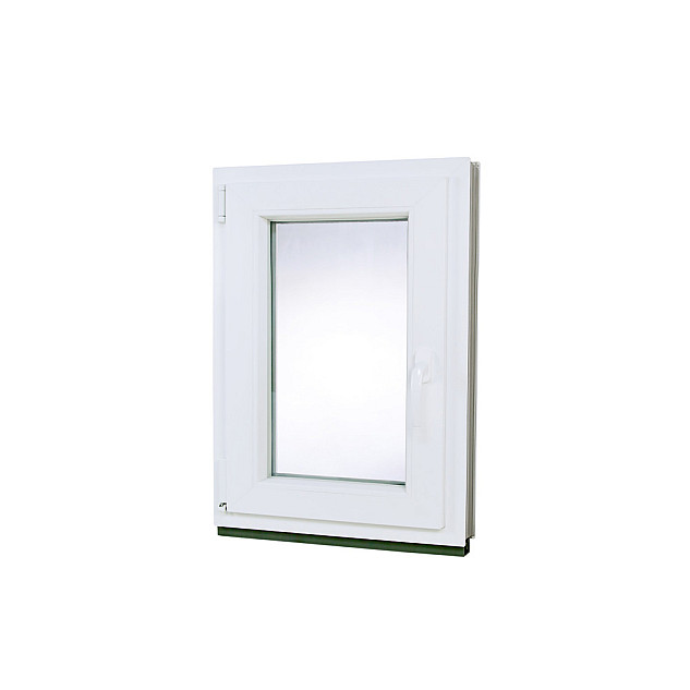 Plastové okno | 50 x 60 cm (500 x 600 mm) | Bílé / Antracit |otevíravé i sklopné | levé Plastové okno | 50 x 60 cm (500 x 600 mm) | Bílé / Antracit |otevíravé i sklopné | levé