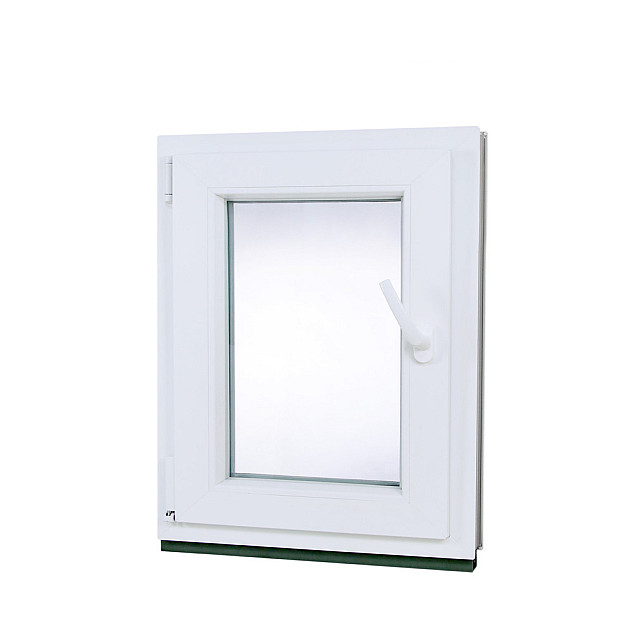 Plastové okno | 50 x 60 cm (500 x 600 mm) | Bílé / Antracit |otevíravé i sklopné | levé Plastové okno | 50 x 60 cm (500 x 600 mm) | Bílé / Antracit |otevíravé i sklopné | levé