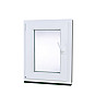 Plastové okno | 50 x 60 cm (500 x 600 mm) | Bílé / Antracit |otevíravé i sklopné | levé Plastové okno | 50 x 60 cm (500 x 600 mm) | Bílé / Antracit |otevíravé i sklopné | levé