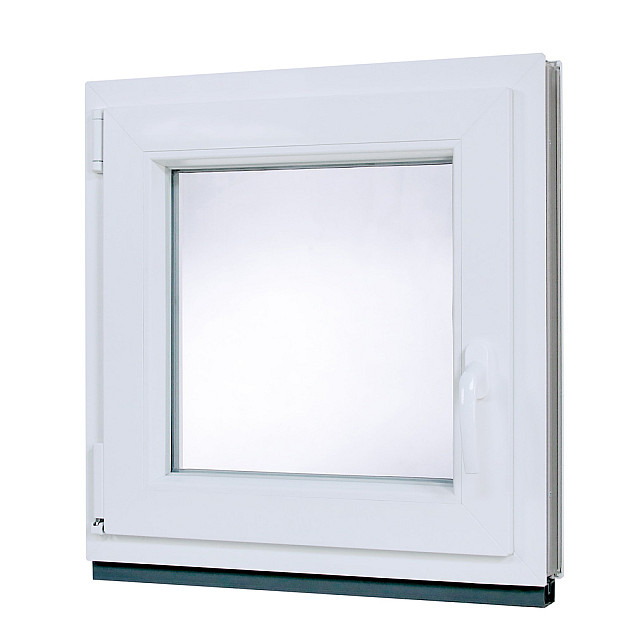 Plastové okno | 60 x 60 cm (600 x 600 mm) | Bílé / Antracit |otevíravé i sklopné | levé Plastové okno | 60 x 60 cm (600 x 600 mm) | Bílé / Antracit |otevíravé i sklopné | levé