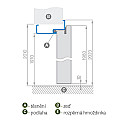 Standardní ocelová zárubeň  + 5 082 Kč 