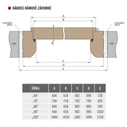 Dřevěné rámové zárubně -  Sukové Dřevěné rámové zárubně -  Sukové